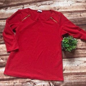 Calvin Klein 3/4 sleeve Top